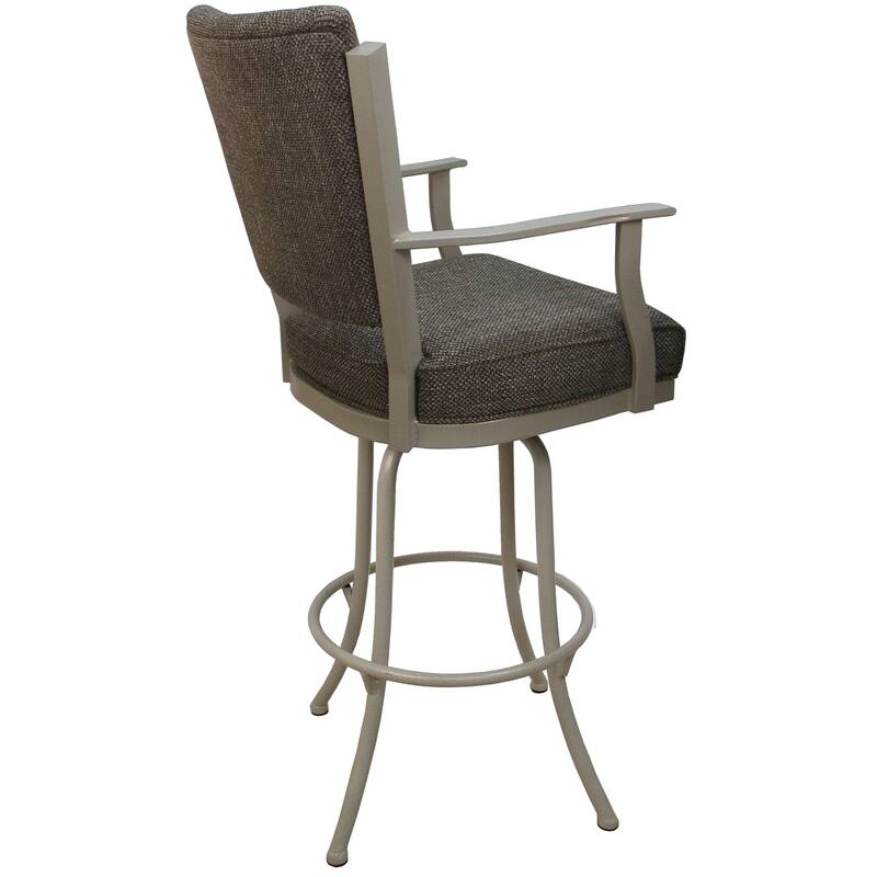 Swivel Extra Tall 34" (35") Metal Bar Stool Montana on Noam Base - 34" Seat