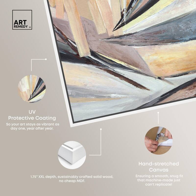 Balancing Lines I Canvas by Art Remedy