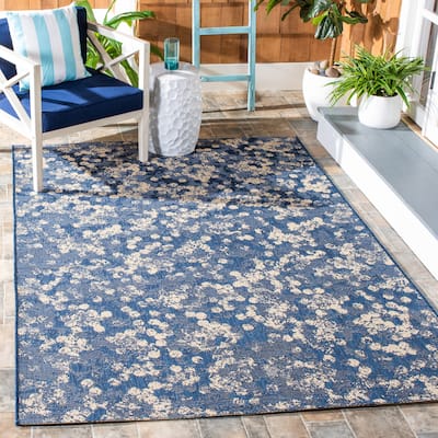 SAFAVIEH Courtyard Nerina Indoor/ Outdoor Waterproof Backyard Patio Rug