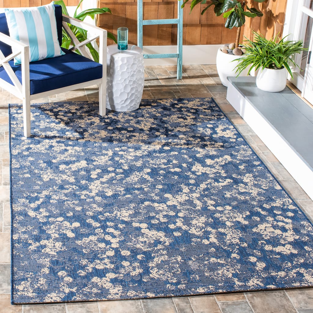 SAFAVIEH Courtyard Nerina Indoor/ Outdoor Waterproof Backyard Patio Rug