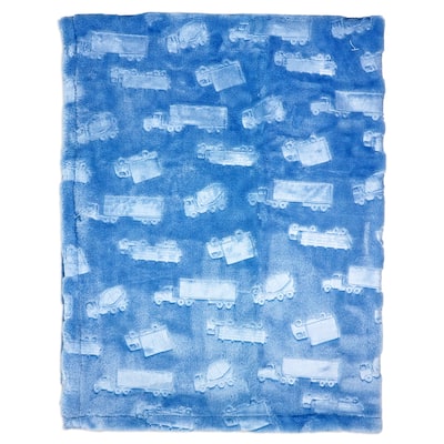Baby Boys and Baby Girls Embossed Plush Minky Blanket