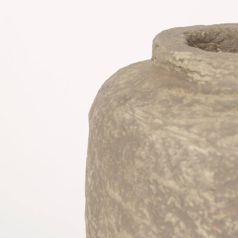 Bala Small Grey Paper Mache Vase