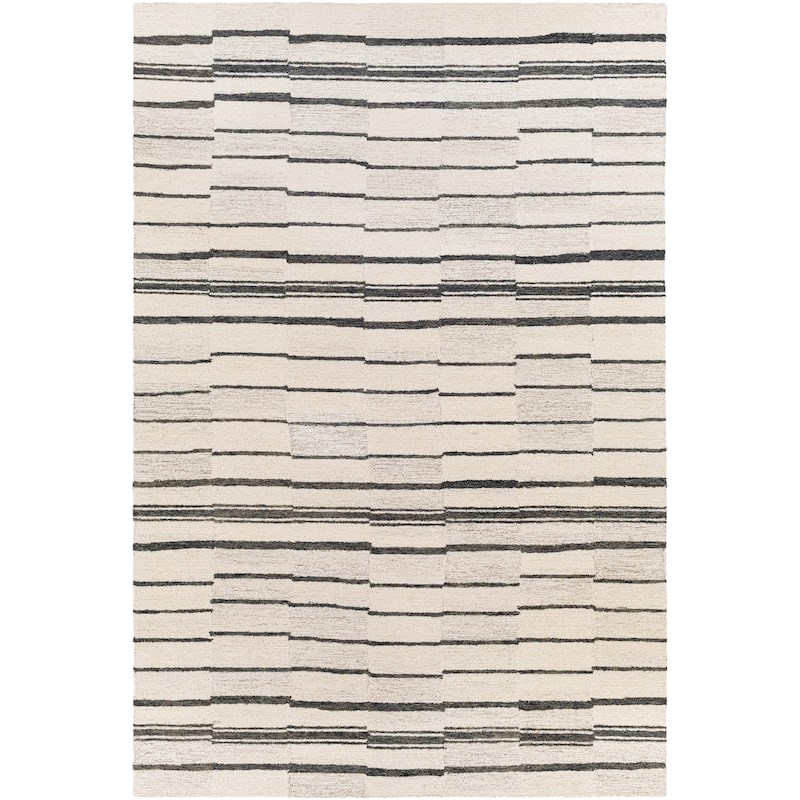 Livabliss Sierra Hand Tufted Geometric Wool Rug