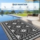 preview thumbnail 4 of 22, Garvee Vintage Geometric Diamond Outdoor Patio Rug