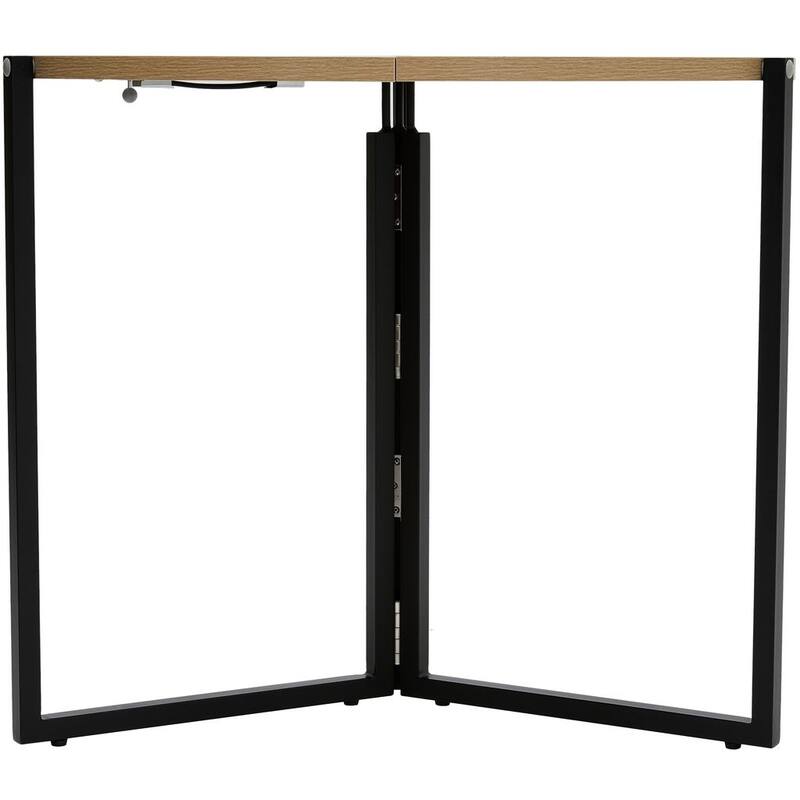 35" Foldable Multi-Use Round Table in Natural