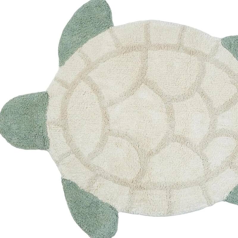 HomeRoots Juvenile/Youth Contemporary Novelty Area Rug - 32.00 in. x 26.00 in. x 0.30 in.