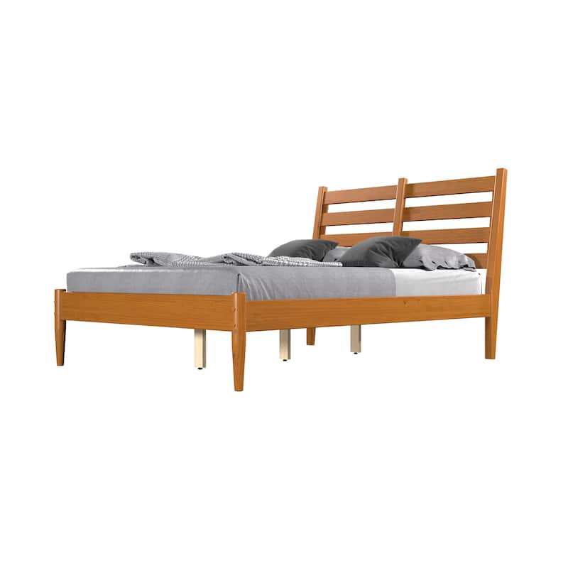 Mid-Century Slat Bed - Full Size