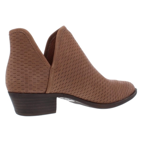 Lucky Brand Womens Baley Perforated Ankle Booties Shoes BHFO 6721
