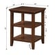 preview thumbnail 25 of 24, Convenience Concepts Tribeca End Table with Shelves