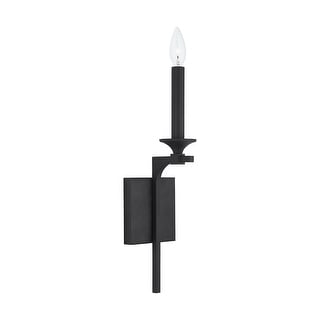 Clint 1-light Black Iron Wall Sconce
