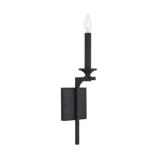 Clint 1-light Black Iron Wall Sconce
