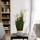 preview thumbnail 4 of 4, Enova Home Artificial Pampas Grass with Black Foam for Indoor Outdoor Decoration
