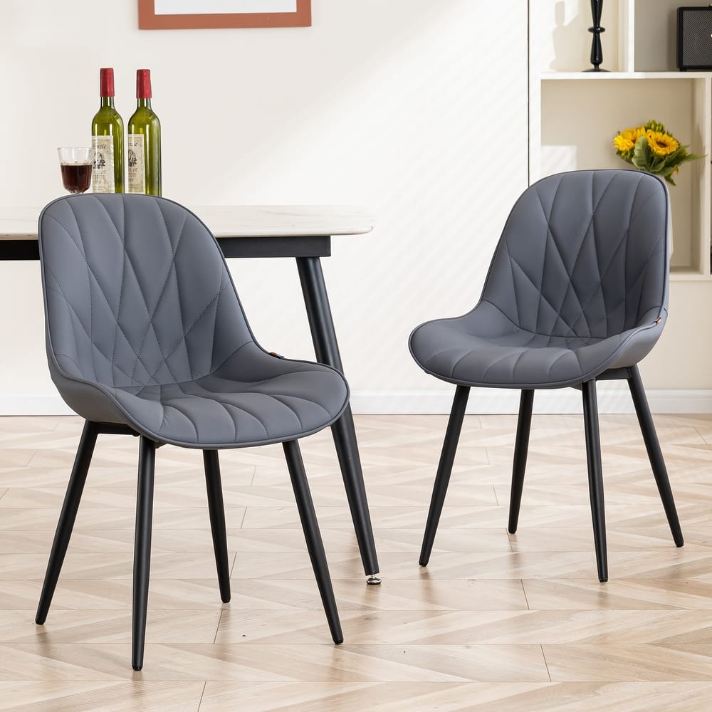 Upholstered Dining Chairs Set of 2 Modern Kitchen Chairs