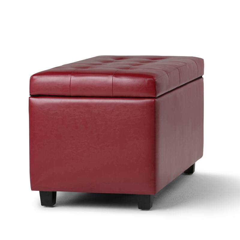 WYNDENHALL Essex 34-in. Wide Rectangular Storage Ottoman