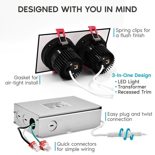 Plug in recessed lighting best sale