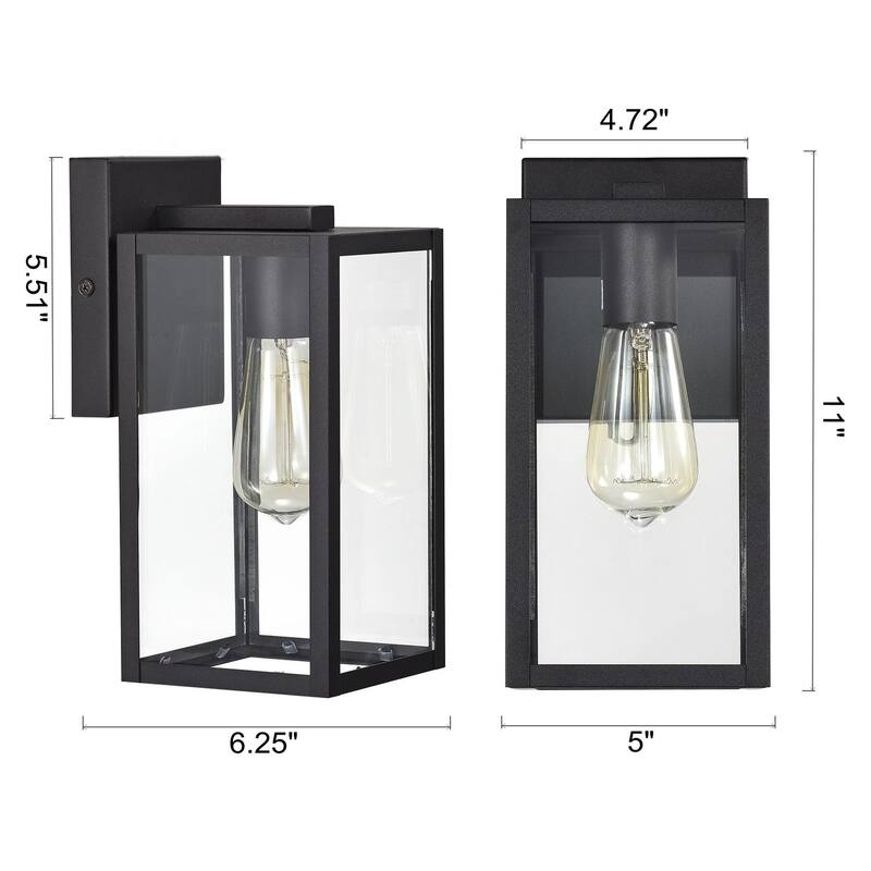Arberry 1 Light Rust Outdoor Wall Lantern Sconce Light