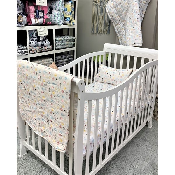 slide 2 of 5, Home&Manor Baby Bedding Set 193