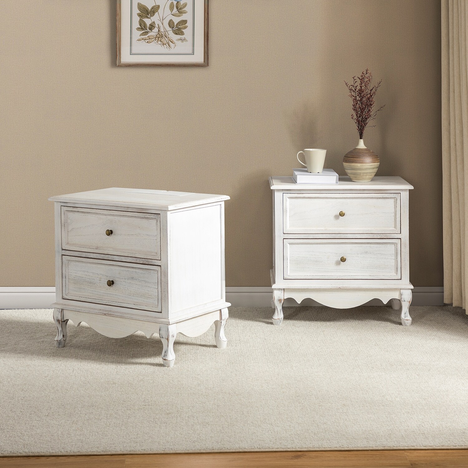 Tall night shop stand set