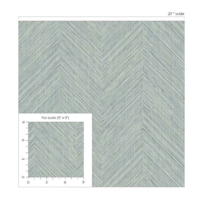 NextWall Chevron Stripe Peel and Stick Wallpaper