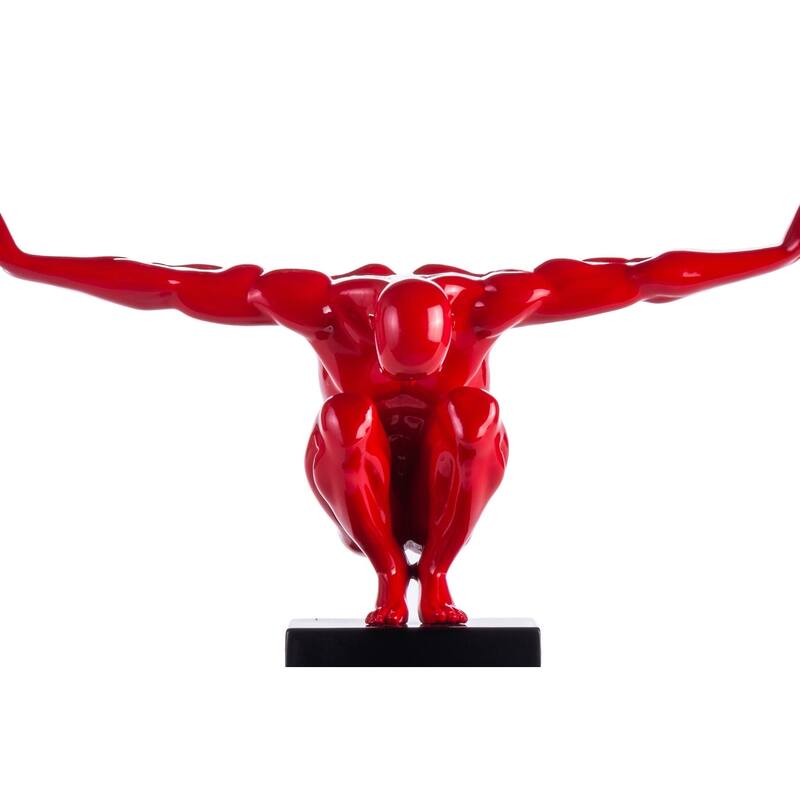 Finesse Decor Saluting Men- Resin Sculpture- Large Size