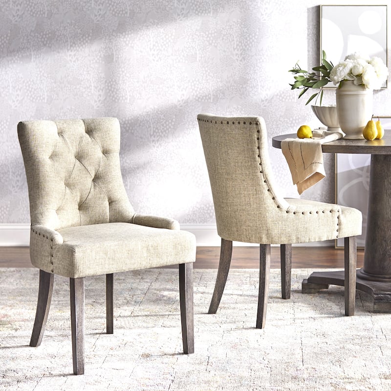 angelo:HOME Ariana Parson Dining Chair - Set of 2 - Grey