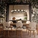 preview thumbnail 5 of 8, Rezz Black Modern Wagon Wheel LED Large Chandelier - 33.86 in. W x 32.68 in. H x 33.86 in. D