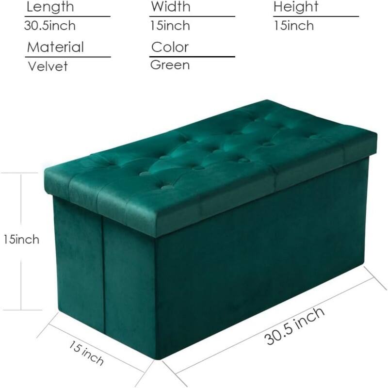Extra Large Ottoman with Storage（1-Pack）