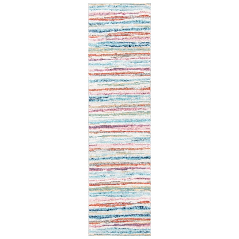 SAFAVIEH, Phoenix Candace Vintage Rug - 2'2" x 10' Runner - Ivory/Blue