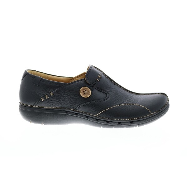 clarks un loop black shoes