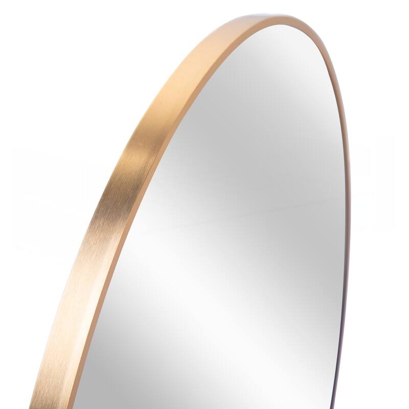 36 Inch Metal Framed Round Bathrrom Mirror