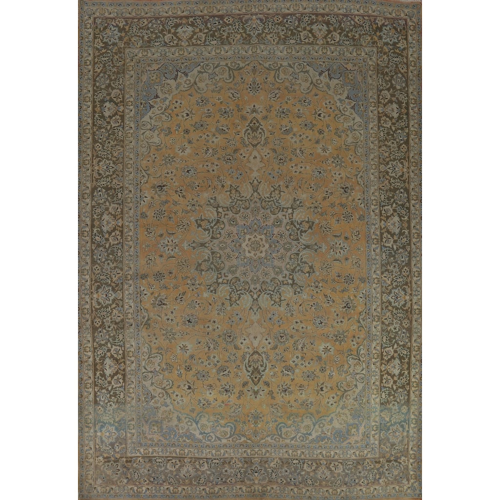 Traditional Najafabad Persian Area Rug Hand-Knotted Wool Carpet - 9'10" x 13'1"