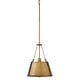 preview thumbnail 1 of 3, Hinkley Lighting Cartwright Single Light 11-1/2" Wide Pendant Rustic Brass