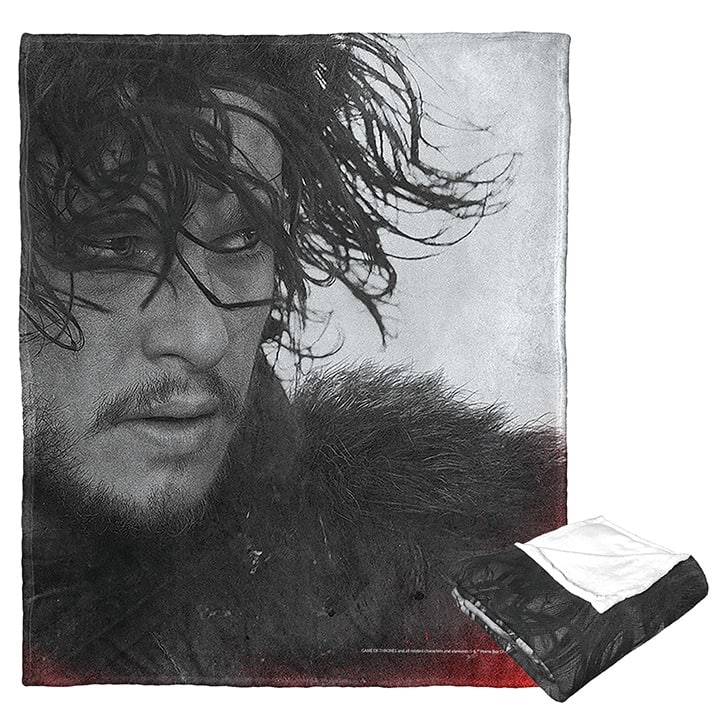 Warner Brothers Game Of Thrones Jon Season 4 Silk Touch Throw Blanket
