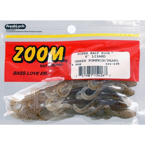 Zoom 002-235 spr slt lizard 9pk grn pumkn/p