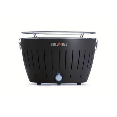 Grill time 12.5 in. Tailgater GT Charcoal Grill Gray - 14.8 x 14.7 x 10.7