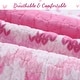 preview thumbnail 5 of 8, Cami Butterfly Cotton Pink Floral Quilt Bedding Set With Decorative Throw Pillows