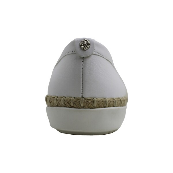 anne klein zessy leather espadrilles