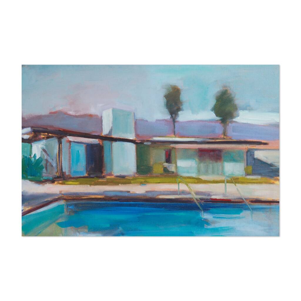 Bogota Colombia The Pool Painting Architecture Urban Art Print/Poster