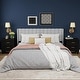 preview thumbnail 81 of 88, AUFANK Upholstered Platform Bed Frame with Headboard Wooden Slats Support