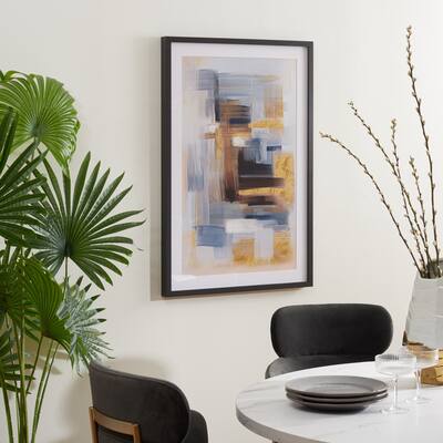 SAFAVIEH Gullveig Harmony Hand Painting, 24 x 36, Framed Wall Art - Multicolor