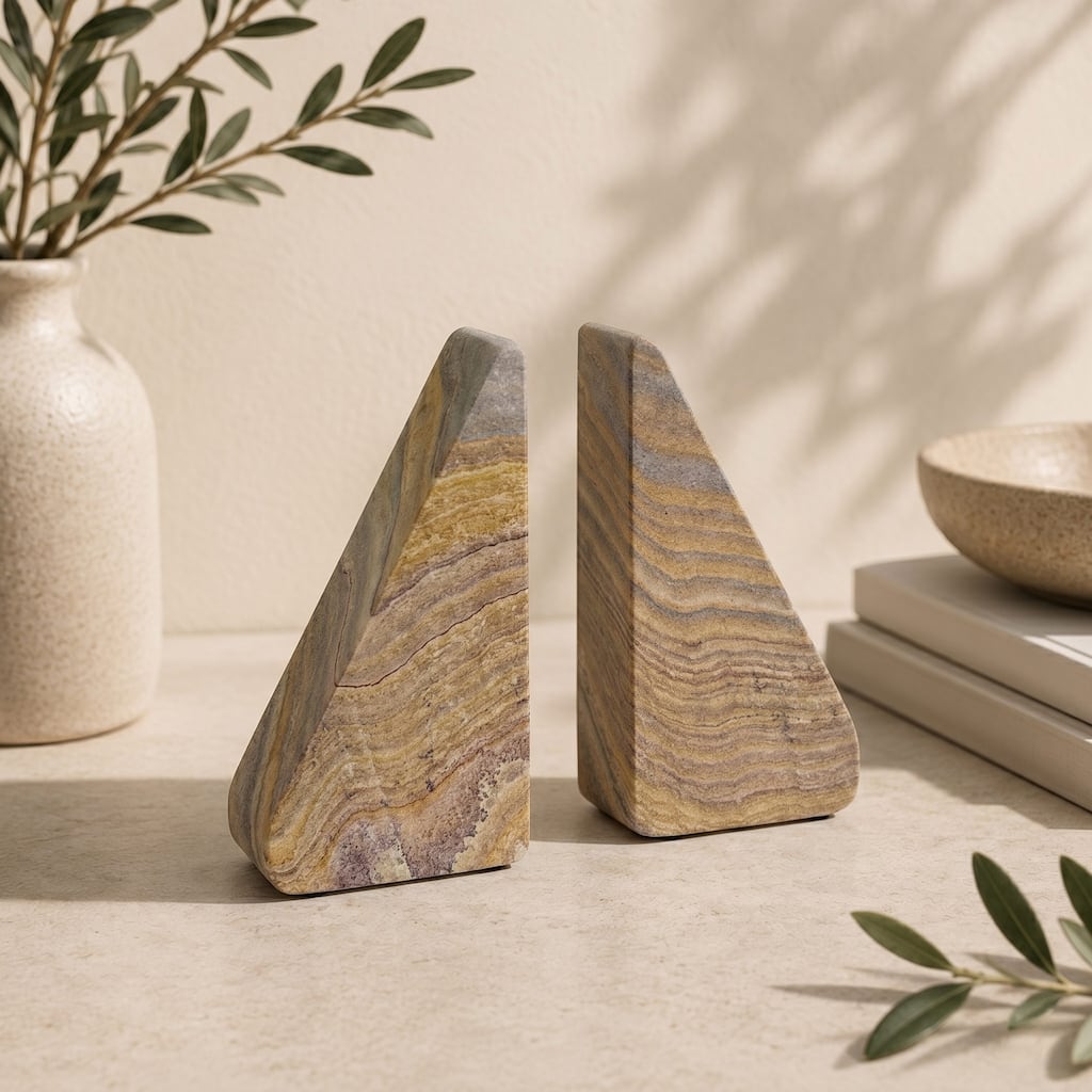 Titan Pyramids Bookends