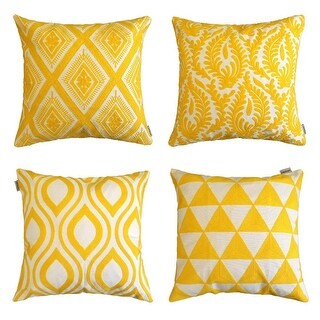 Shop Embroidered Pillow Covers Decorative Cushion Covers 18 X 18