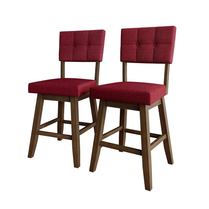 CraftPorch Modern Swivel Counter Chair with Round Table