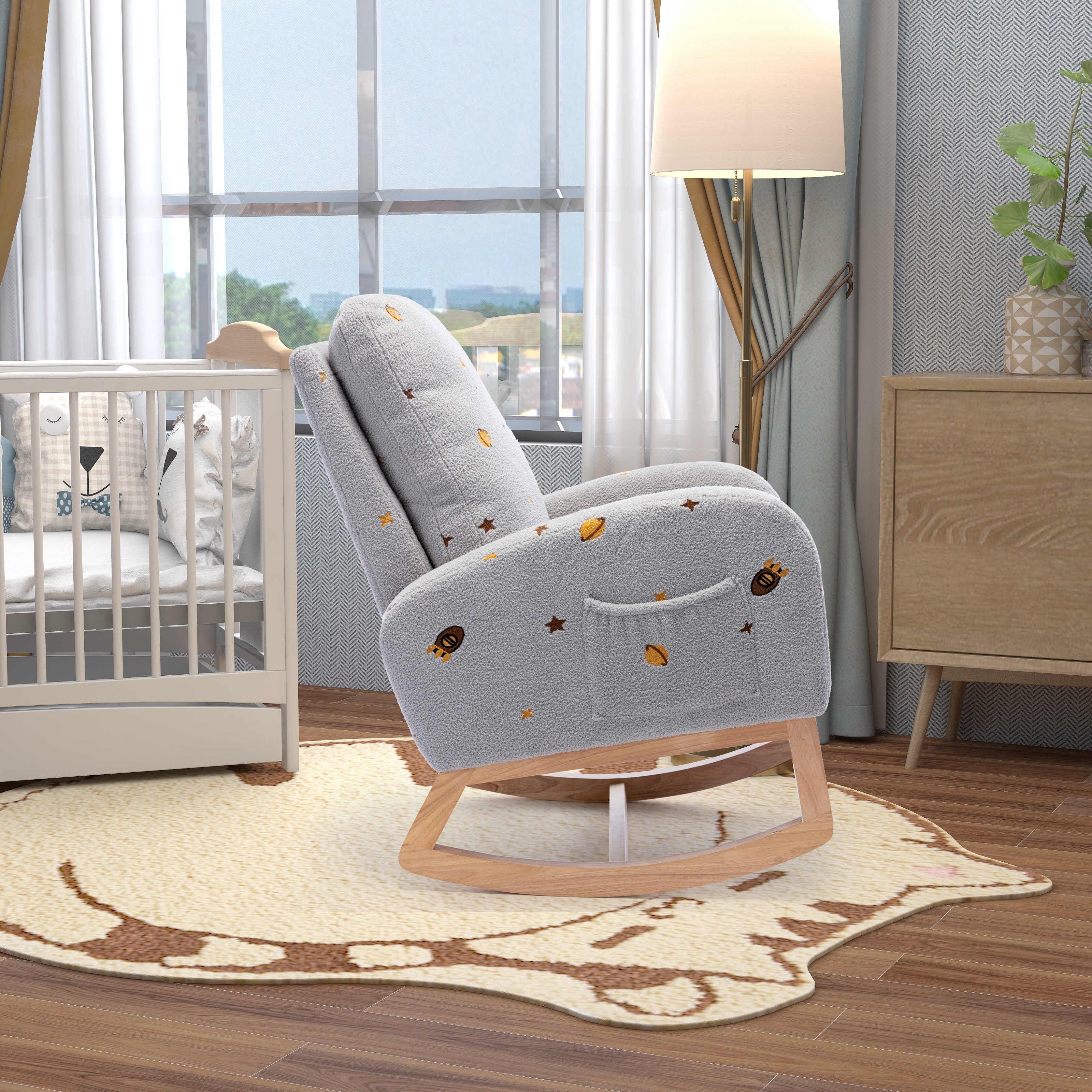 Mid century modern nursery new arrivals glider