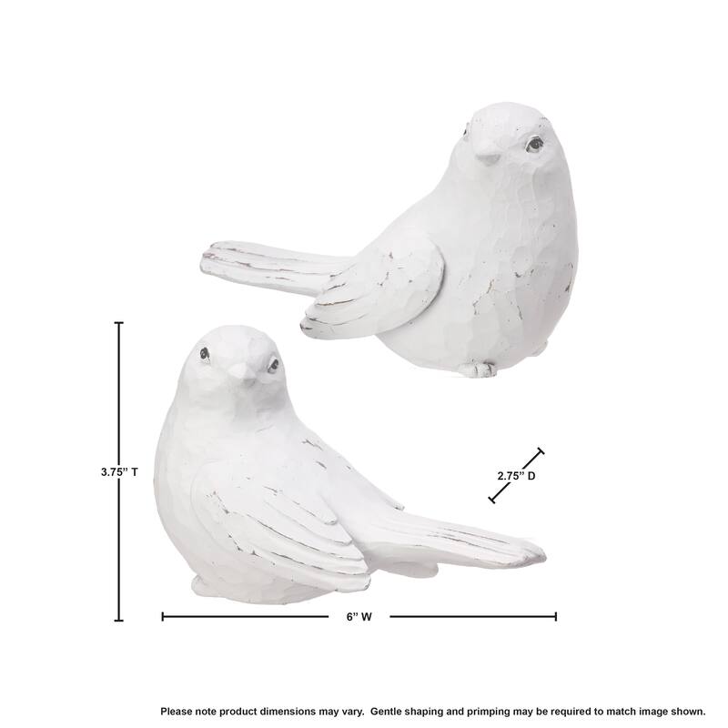 Resin Lovebird 6..25" Set of 2 - 6.25