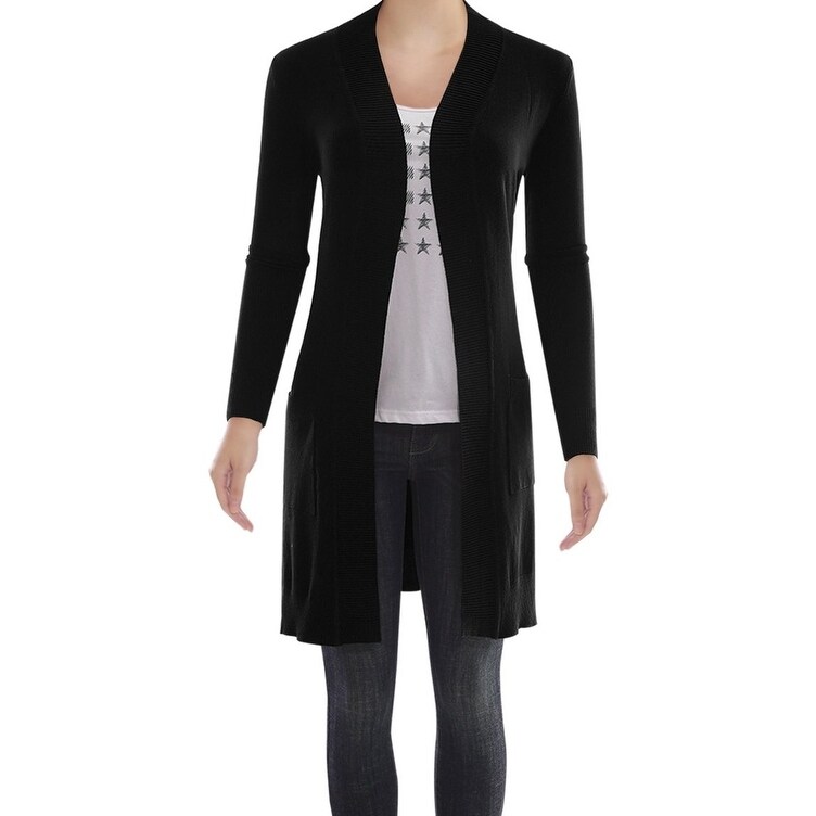 large black cardigan