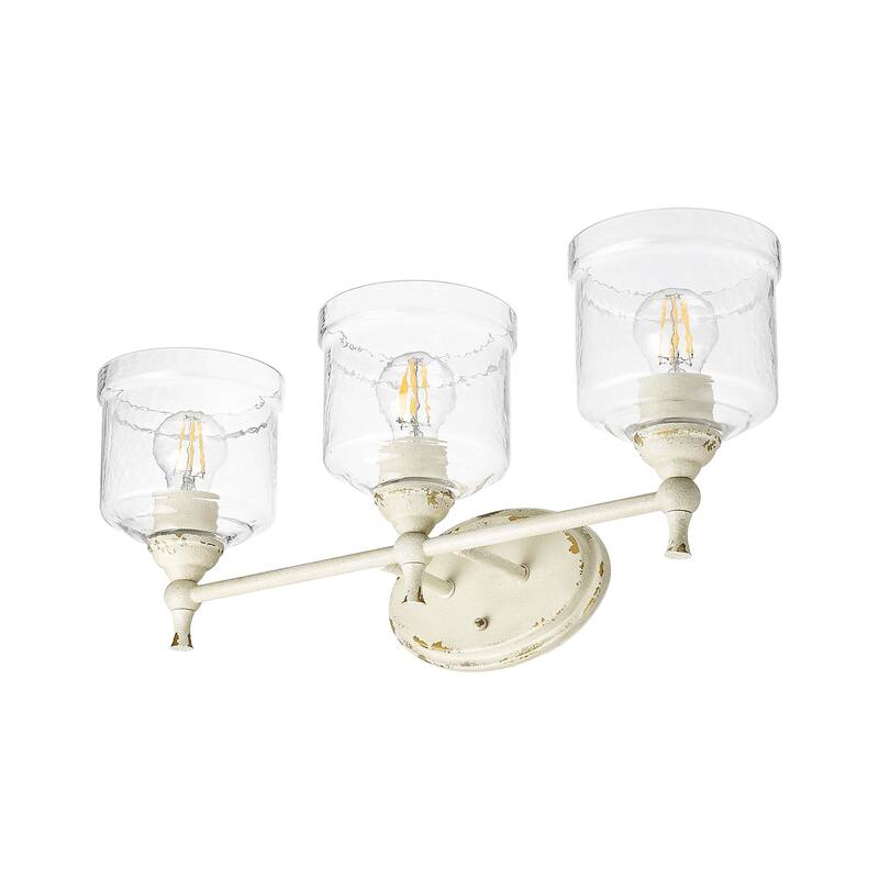 Golden Lighting 0806-BA3 HWG Keating 3 Light 24" Wide Vanity Light