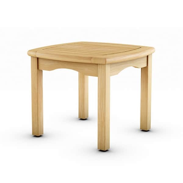 Amazonia Intan Brown Wood Outdoor Coffee Table Patio Furniture Square Bed Bath & Beyond