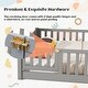 preview thumbnail 14 of 31, Full Size Floor Bed for Children, Sturdy Wood Montessori Bed Frame with Fence & Door
