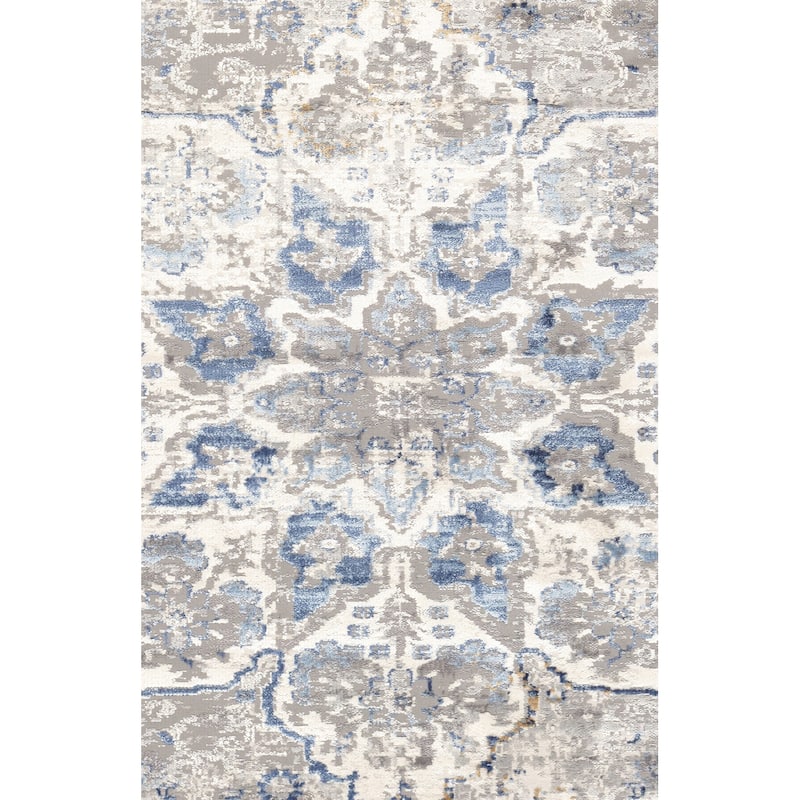 Pasargad Home Turkish Efes Design L. Grey Floral Area Rug